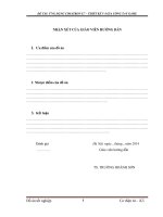 ĐỒ ÁN TỐT NGHIỆP CHẾ TẠO MÁY: Ứng dụng CIMATRON thiết kế và gia công tay game