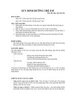 Suy dinh duong tre em