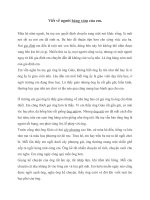 Viết về người hàng xóm của em