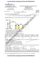 Đề thi thử 2016 môn hóa trường thpt lục ngạn 1 bắc giang lần 2 
