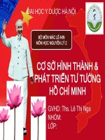 MỐI QUAN HỆ BIỆN CHỨNG GIỮA TỒN TẠI XÃ HỘI VÀ Ý THỨC XÃ HỘI