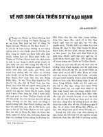 VỀ NƠI SINH CỦA THIỀN SƯ TỪ ĐẠO HẠNH