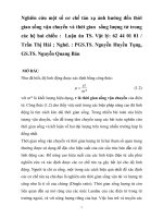 Nghiên cứu một số cơ chế tán xạ ảnh hưởng đến thời gian sống vận chuyển và thời gian sống lượng tử trong các hệ hai chiều