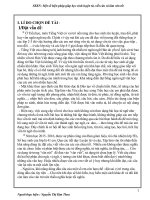 skkn một số biện pháp giúp học sinh luyện từ , viết câu và làm văn tốt 