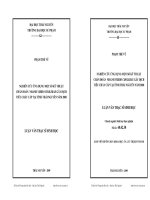 NGHIÊN CỨU ỨNG DỤNG MỘT SỐ KỸ THUẬT CHẨN ĐOÁN NHANH VIBRIO CHOLERAE GÂY DỊCH TIÊU CHẢY CẤP TẠI TỈNH THÁI NGUYÊN NĂM 2008