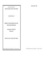 NGHIÊN CỨU ỨNG DỤNG BIẾN TẦN ĐA MỨC TRONG TRUYỀN ĐỘNG ĐIỆN