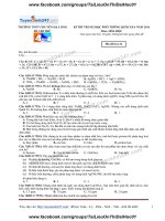 TS247 DT de thi thu thpt quoc gia mon hoa truong thpt chuyen ha long lan 1 nam 2016 ma de 132 3532 1454551900 