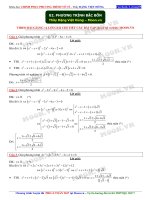 giải phương trình bậc 4