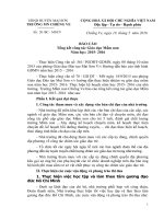 BÁO CÁO TỔNG KẾT NĂM 2015- 2016