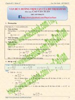 CĐ1 hàm số   vấn đề 5   ĐƯỜNG TIỆM cận của đồ THỊ hàm số