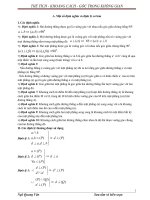 Các dạng toán hình học không gian ôn thi THPT QG (Thể tích, góc và khoảng cách)