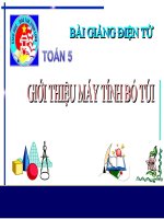 ĐỒ ÁN GIỚI THIỆU MÁY TÍNH BỎ TÚI