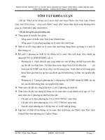 LUẬN VĂN XỬ LÝ NƯỚC THẢI SINH HOẠT THIỀN VIỆN TRÚC LÂM CHÁNH GIÁC