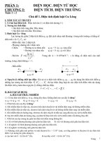 giáo án Lý 11 tự chọn đầy đủ