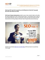 Khoá học SEO Cam kết cho người học tại Đà Nẵng đưa từ khoá lên Top google