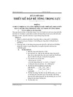 đồ án : thiết kế đập bê tông trọng lực