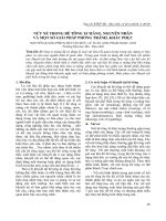 NỨT NẺ TRONG BÊ TÔNG XI MĂNG, NGUYÊN NHÂN VÀ MỘT SỐ GIẢI PHÁP PHÒNG TRÁNH, KHẮC PHỤC