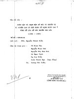 Phân lập và lựa chọn một số nôi vi khuẩn và vi khuẩn lam có khả năng cố định nito cao ở vùng rễ lúa để gây nhiễm cho lúa 