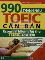 990 thành ngữ toeic căn bản (essential idioms for the TOEIC test 990)