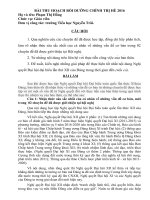 Bài thu hoạch chính trị hè 2016 tham khảo (3)