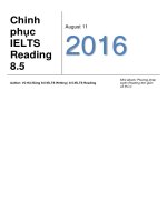 Chinh phục IELTS reading mini ebook