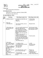 giáo án môn toán lớp 4 học kì 2