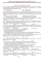 1000 câu trắc nghiệm luyện thi THPT Quốc Gia môn Lý