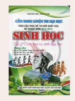 Cẩm nang luyện thi THPT quốc gia sinh học tập 2   tiến hoá và sinh thái học