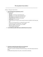 Đề cương ôn tập môn quản lý dự án đầu tư