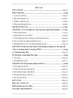 Bài tập thực tập nghiệp vụ sư phạm vận dụng phương pháp dạy học dựa trên thuyết tình huống vào dạy học bài “ Định dạng văn bản”ở Tin học lớp 10 trường THPT