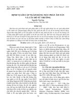 ĐỊNH VỊ LÕI CÁP NGẦM BẰNG MÁY PHÁT ÂM TẦN VÀ CÂY DÒ TỪ TRƯỜNG