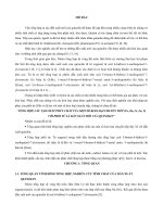 TỔNG HỢP, CẤU TẠO CHẤT PHỨC CHẤT CỦA MỘT SỐ KIM LOẠI CHUYỂN TIẾP (Fe, Zn, Cs, La, Y) VỚI PHỐI TỬ LÀ DẪN XUẤT MỚI  CỦA QUINOLIN