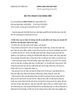 Bài thu hoạch học tập nghị quyết XII tham khảo