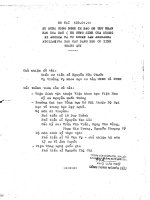 Sử dụng công nghệ tế bào để thu nhận bèo hoa dâu và tạo các dang bèo có tinh trang quy 