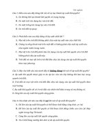 Trắc nghiệm vật lý 8