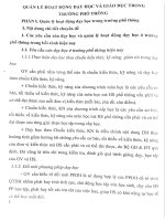 Bài giảng Quản lý hoạt động dạy học và giáo dục trong trường phổ thông