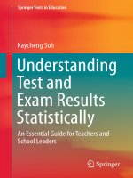 Understanding test and exam results statistically