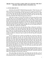 skkn thực trạng và giải pháp nâng cao công tác giáo dục thể chất cho học sinh phổ thông tỉnh đồng nai 