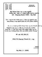Nghiên cứu và xác lập mô hình phát triển  kinh tế   xã hội cho vùng đất ngập mặn và mô hình nuôi trồng thủy sản ven biển miền trung 