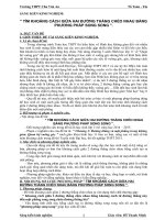 Sáng kiến kinh nghiệm tìm khoảng cách giữa hai đường thẳng chéo nhau bằng phương pháp song song