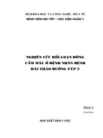 Nghiên cứu rối loạn đông  cầm máu ở bệnh nhân bệnh đái tháo đ ờng týp 2 