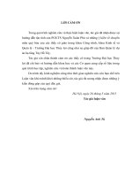 Một số giải pháp hoàn thiện công tác quản lý thi công công trình tại ban quản lý dự án hạ tầng tây hồ tây 