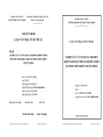 NGHIÊN CỨU VÀ ỨNG DỤNG CARD ĐIỀU KHIỂN SỐ DSP ĐỂ THIẾT KẾ BỘ ĐIỀU KHIỂN SỐ TRONG ĐIỀU KHIỂN CHUYỂN ĐỘNG