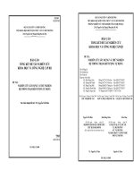 NGHIÊN CỨU XÂY DỰNG VÀ THỬ NGHIỆM HỆ THỐNG TRẠM KHÍ TƯỢNG TỰ ĐỘNG