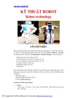 KĨ THUẬT  ROBOT