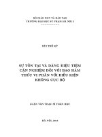 Sự tồn tại và dáng tiệm cận nghiệm đối với bao hàm thức vi phân điều kiện không cục bộ 