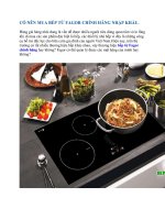 CÓ nên MUA bếp từ FAGOR CHÍNH HÃNG NHẬP KHẨU