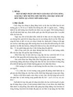 Sáng kiến kinh nghiệm một số biện pháp góp phần giáo dục kĩ năng sống, giáo dục môi trường cho học sinh lớp bốn thông qua phân môn khoa học