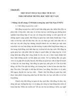 Chuyên đề Một số kỹ thuật dạy học tích cực theo mô hình trường học mới Việt Nam