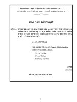 Thực trạng và giải pháp đẩy mạnh tiêu thụ nông sản hàng  hoá  thông  qua  hợp  đồng  tiêu  thụ  sản  phẩm theo  quyết  định  số  802002qđ TTg  ngày  2462002 của thủ t ớng chính phủ 
